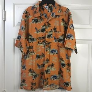 Third Coast silk/cotton Hawaiian shirt size Large